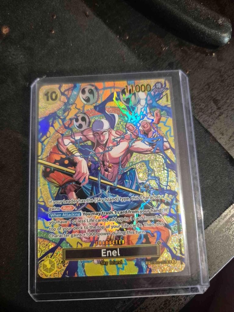 Op 15 enel sp One piece, Ophalen of Verzenden, Nieuw, Losse kaart, Foil