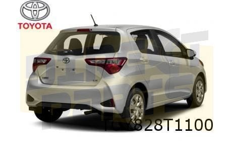 Toyota Yaris achterklep (4/17-9/20) (te spuiten) Origineel!, -, Nieuw, Ophalen of Verzenden, Toyota