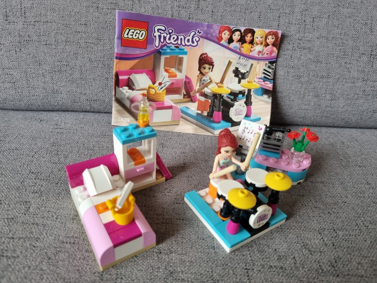 Lego Friends 3939 Mia's slaapkamer, Gebruikt, Lego, Friends, Ophalen of Verzenden