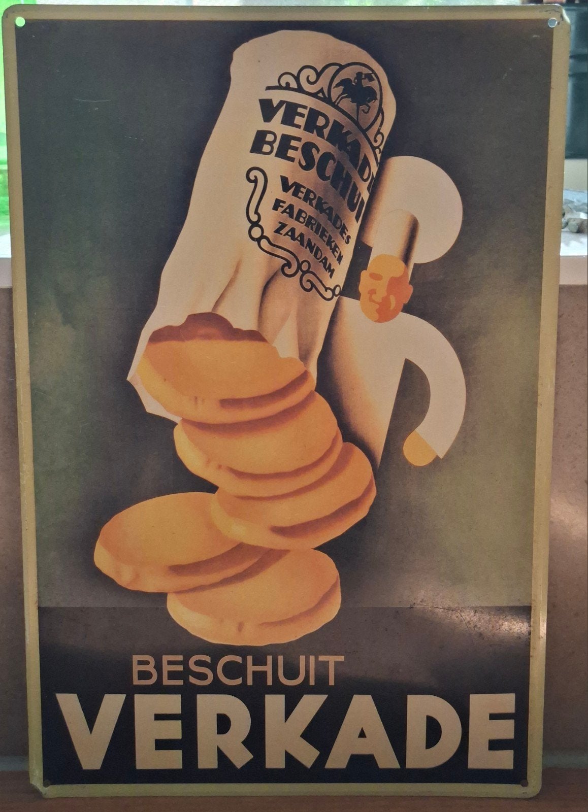 Nostalgisch Reclamebord van toen - Verkade, Ophalen, Overige typen
