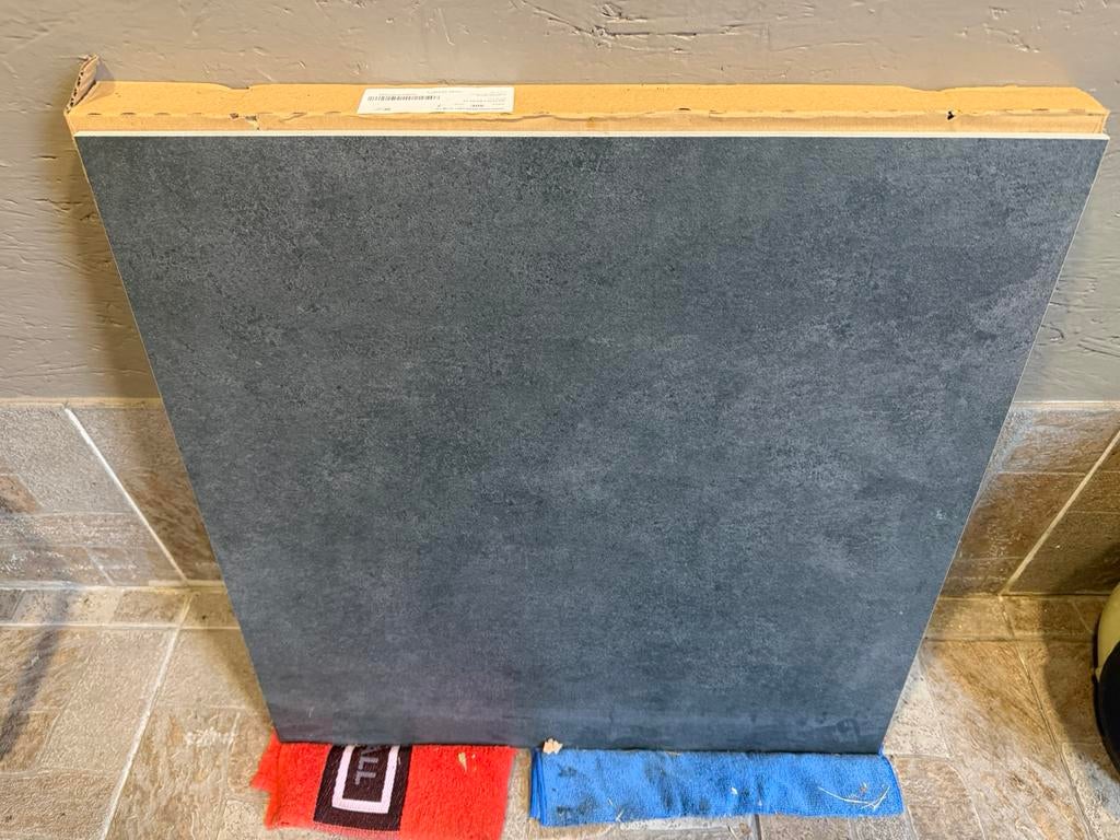 villeroy en boch dark grey donker grijze tegels 5 stuks, Ophalen, 30 cm of meer, Steen of Klei, 50 tot 150 cm