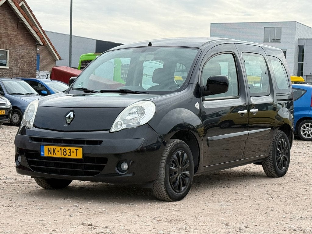 Renault Kangoo Family 1.6-16V Expression/ SCHUIFDEUREN/ CRUI, Auto's, Gebruikt, 4 cilinders, Zwart, Bedrijf