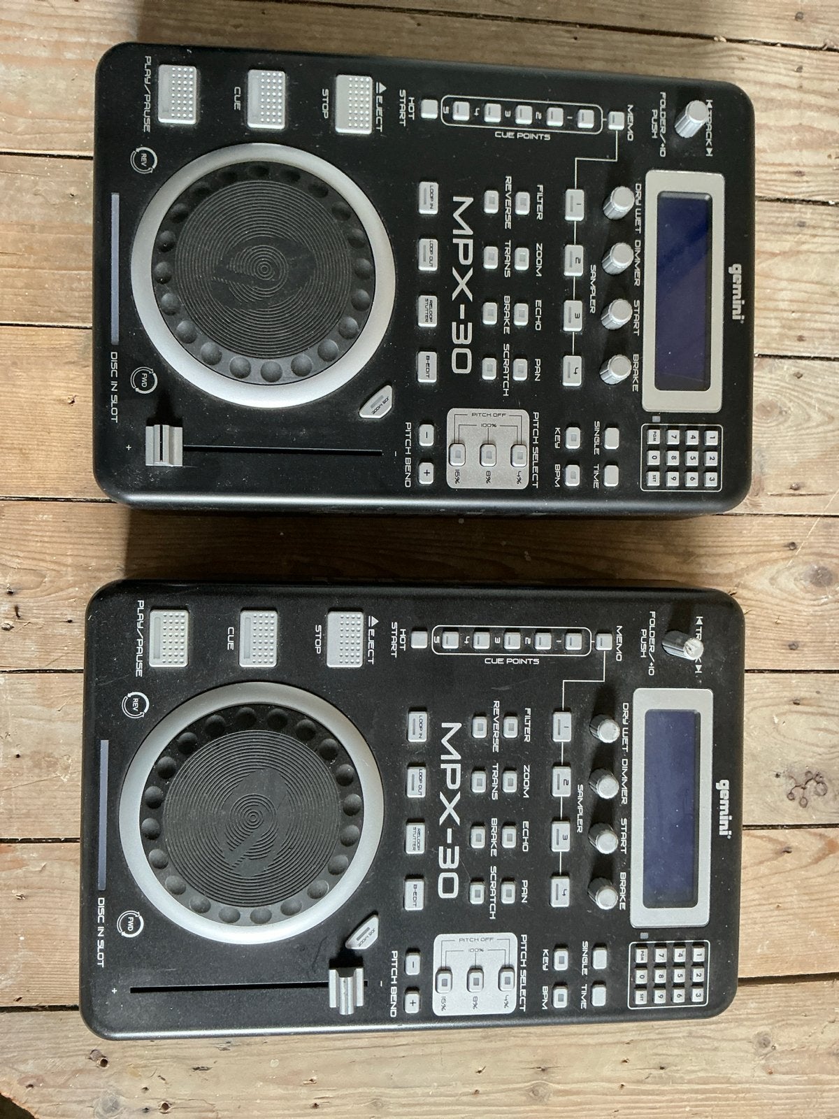 Gemini MPX-30 CD-spelers (set van 2), Muziek en Instrumenten, Ophalen of Verzenden, Gebruikt, Dj-set, Overige merken