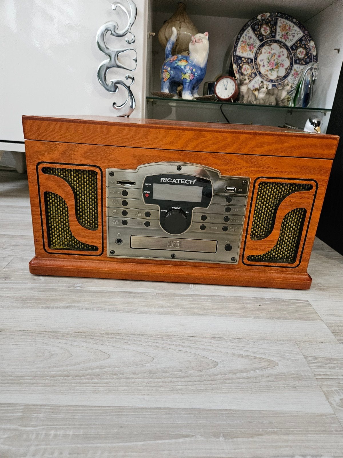 Ricatech Platenspeler met CD, Radio, USB enAfstandsbediening, Audio, Tv en Foto, Overige merken, Info@ricatech.nl, Ophalen of Verzenden
