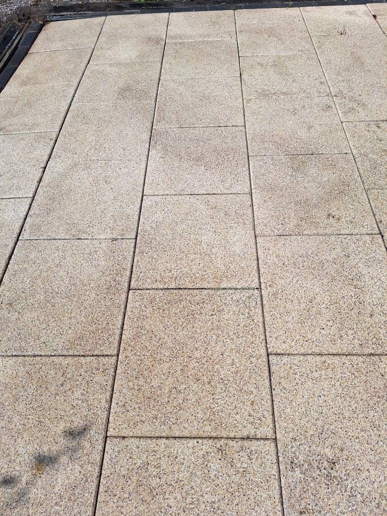 Betontegels zandkleur GRATIS, Tuin en Terras, Ophalen, Gebruikt, 5 tot 10 m², Beton