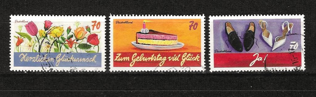 BRD 3232-3234, Ophalen of Verzenden, BRD, Gestempeld
