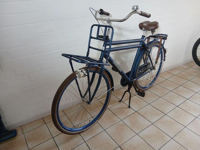 schoolfiets Sparta Pick Up 3 versn. maat 57 jeans blauw, Ophalen, Terugtraprem, Sparta, Gebruikt