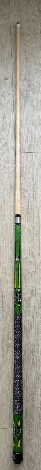 Pool/biljartkeu met pomerans van 11-12mm, Ophalen of Verzenden, Gebruikt, Biljarttafel