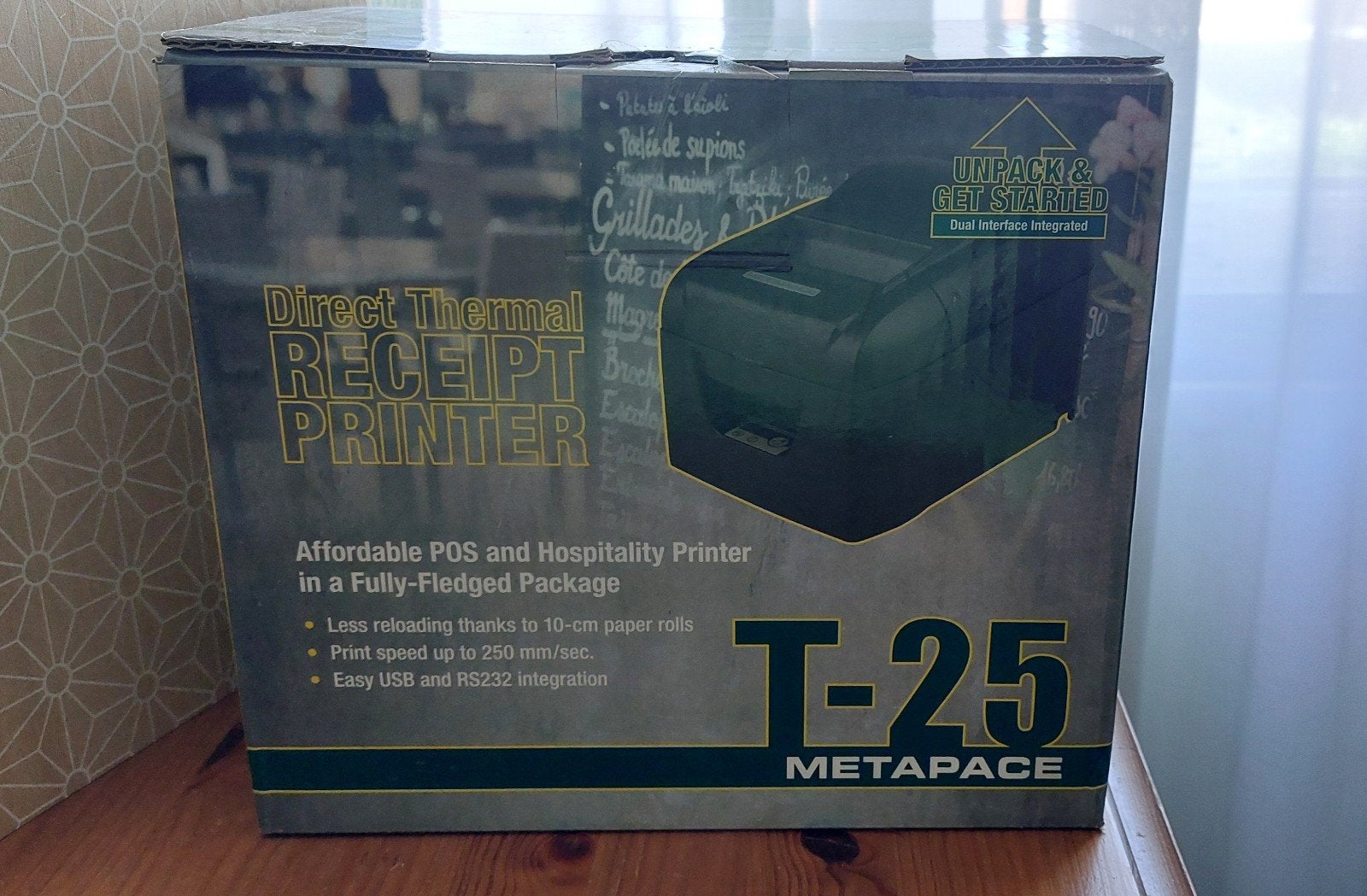 Metapace T-25 Direct Thermische Bonprinter - Zgan, Computers en Software, Printers, Zwart-en-wit printen, Printer, Ophalen of Verzenden