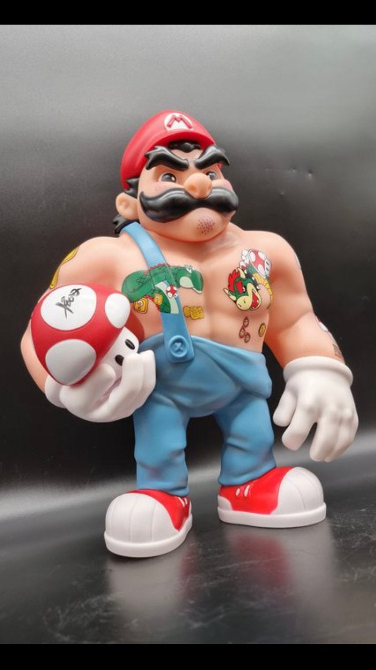 "XL Super Mario-standbeeld - Hars/Polyester " Nieuw", Verzamelen, Beelden en Beeldjes, Ophalen of Verzenden, Nieuw, Fantasy