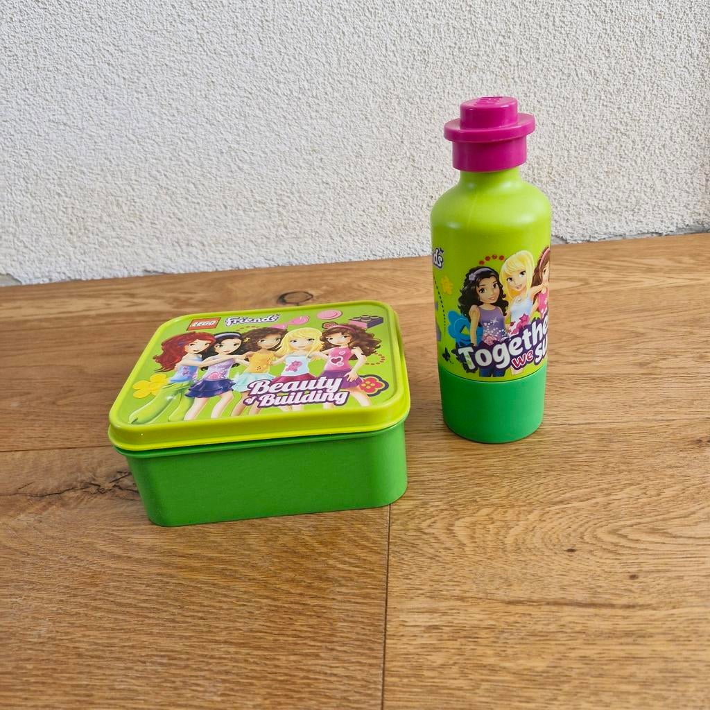 Lego Friends broodtrommel en beker zo goed als nieuw, Ophalen of Verzenden