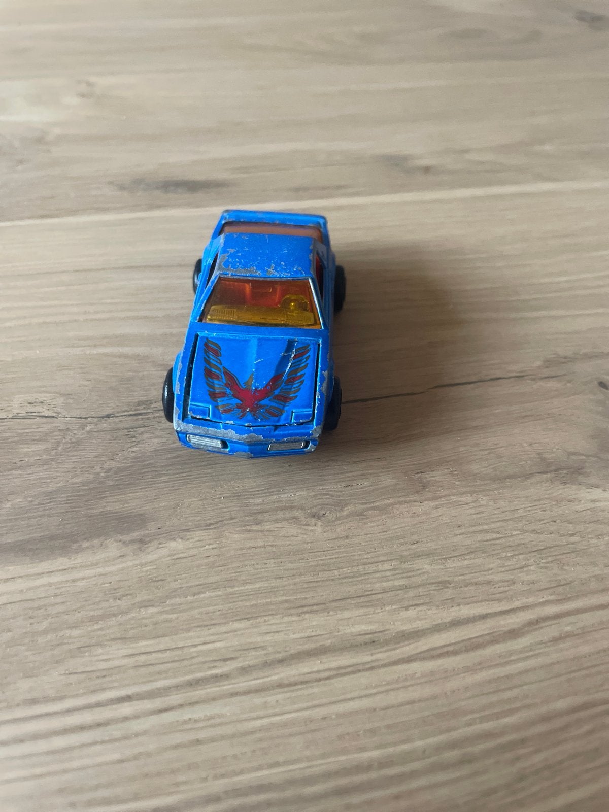 Majorette Pontiac Trans Am Speelgoedauto Blauw, Ophalen of Verzenden, Gebruikt