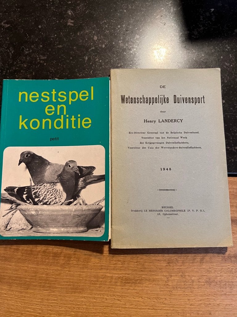 2 boeken duivensport: De wetenschappelijke Duivensport - Lan, Boeken, Ophalen of Verzenden, Gelezen, Vogels