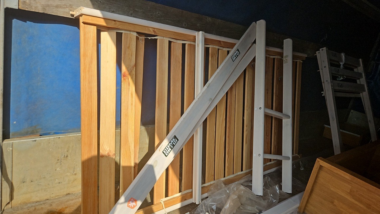 Kinderbed hoogslaper, Ophalen, Gebruikt, Eenpersoons