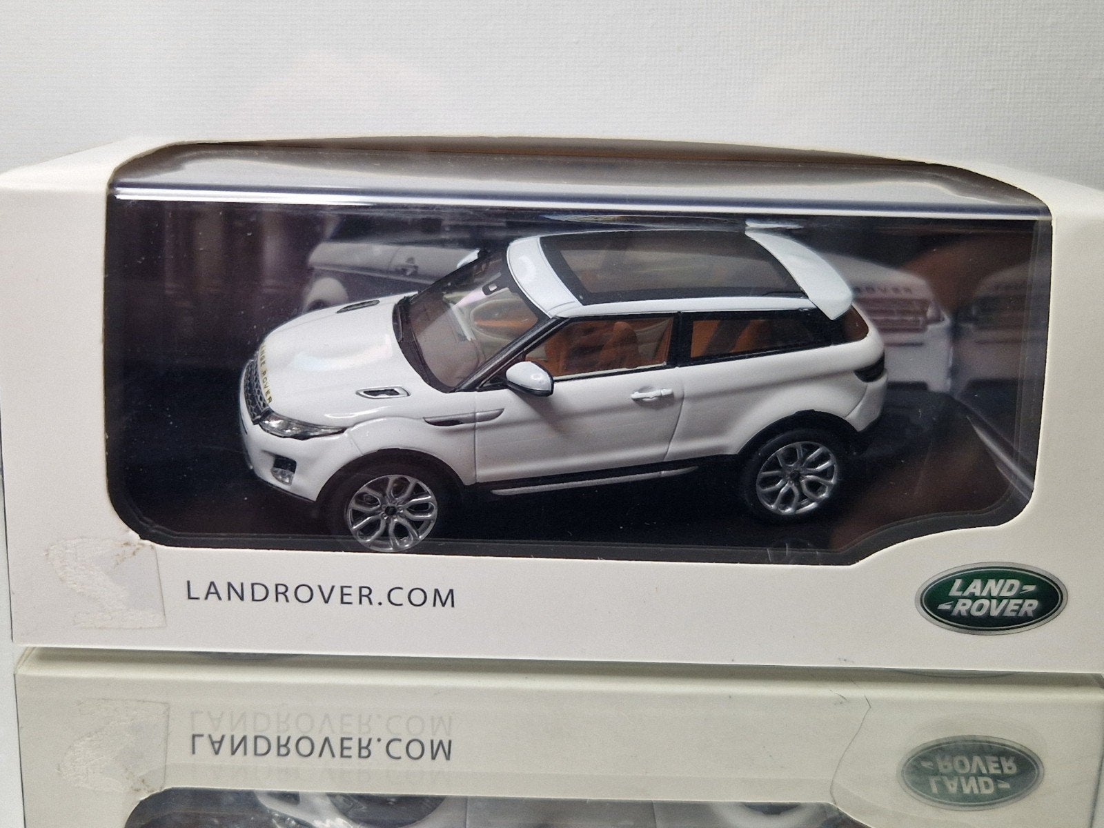 Ixo Land Rover Range Rover Evoque 3-deurs - Wit (1:43), Ophalen of Verzenden, Zo goed als nieuw, Auto, Overige merken