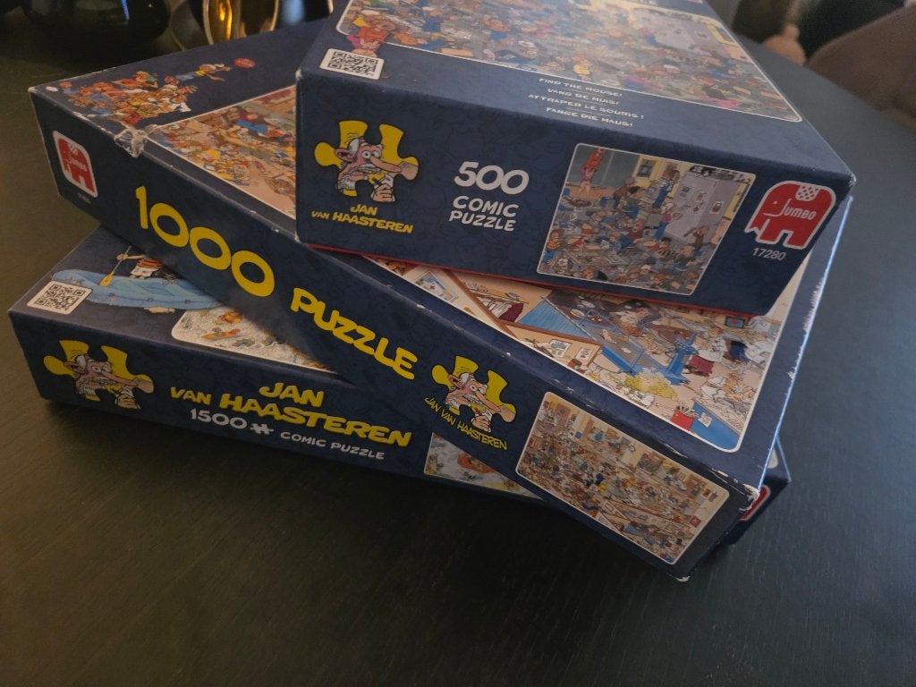Jan van Haasteren puzzels, Ophalen, 500 t/m 1500 stukjes, Gebruikt, Legpuzzel