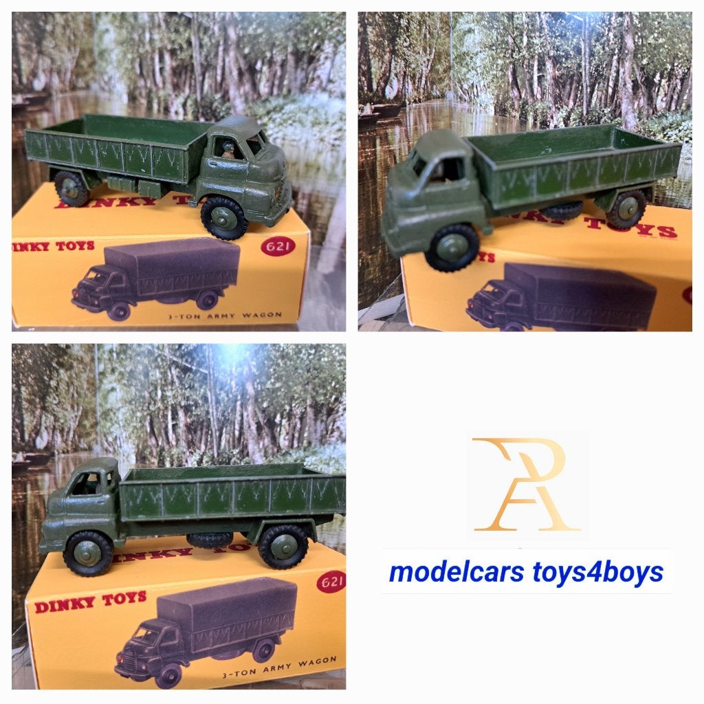 Dinky Toys no 621 3 tons Army Wagon 1/43, Verzenden, Gebruikt, Auto, Dinky Toys