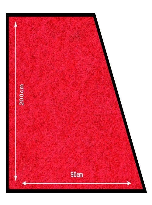 Rode loper anti-slip vloermat 200x90cm NIEUW, Overige materialen, Schoonloopmat, Nieuw, Ophalen of Verzenden