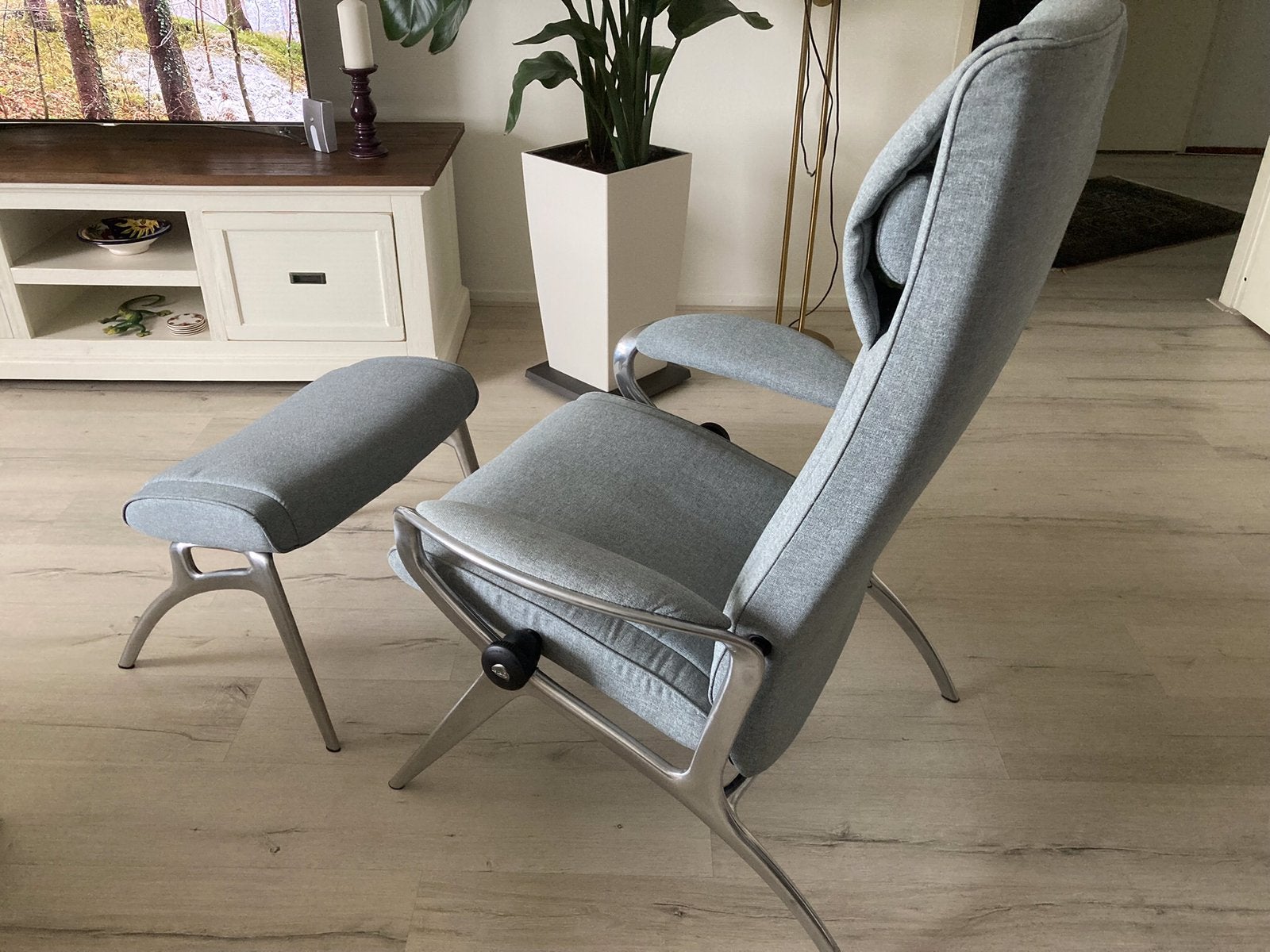 Stressless James igst, Ophalen, Zo goed als nieuw, Eén, Stof