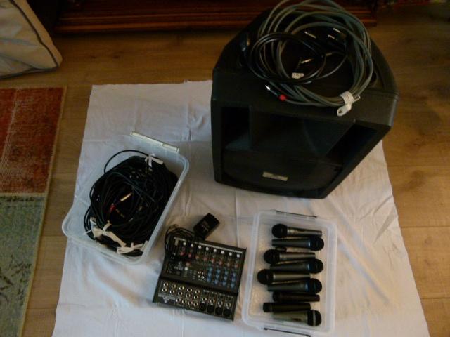 Geluidsinstallatie voor band of orkest., Overige merken, Ophalen of Verzenden, Zo goed als nieuw, 120 watt of meer