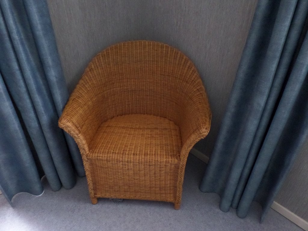 Fauteuil rotan, Ophalen, Gebruikt, Minder dan 75 cm, Riet of Rotan