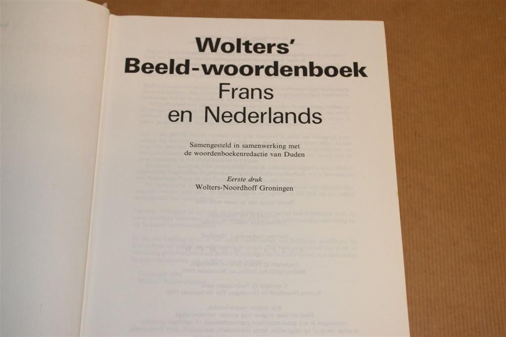Wolters' Beeldwoordenboek Frans-Nederlands — Thematisch, Boeken, Ophalen of Verzenden, Gelezen, Van Dale, Frans