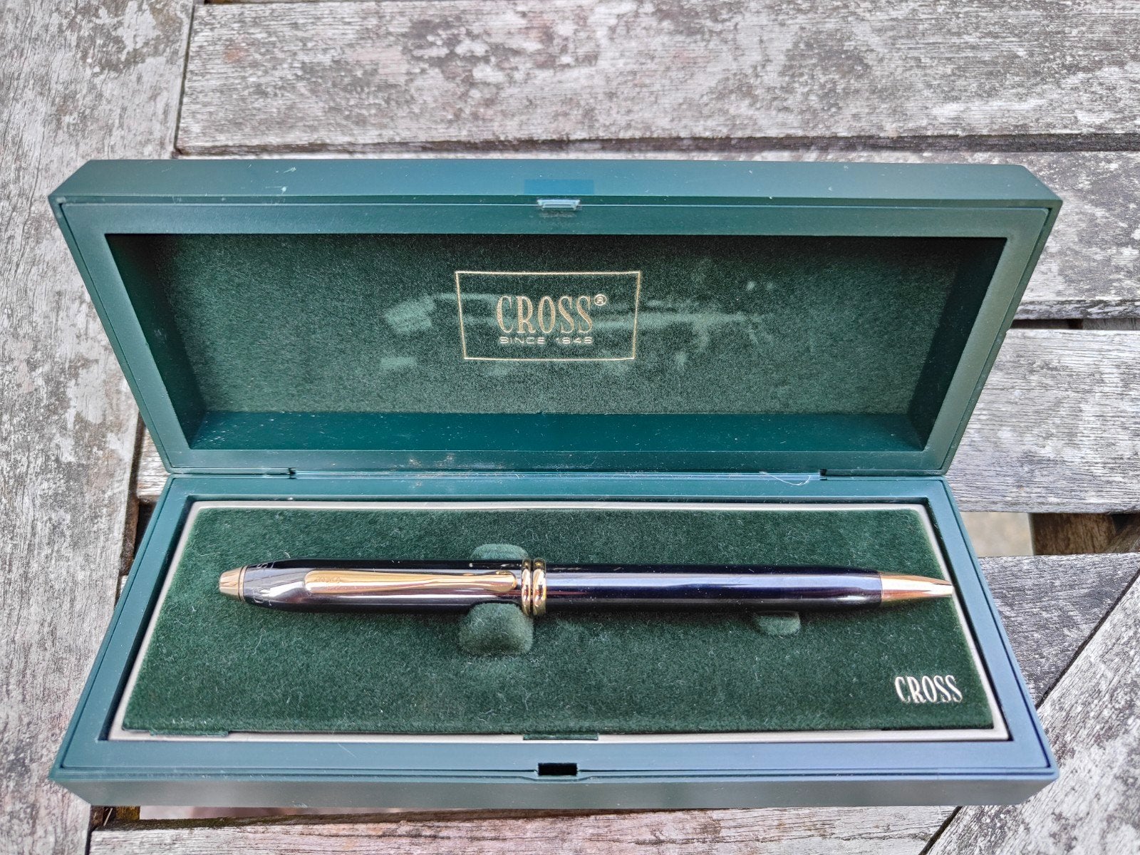 Cross Balpen met Doosje - Zo Goed als Nieuw, Verzamelen, Pennenverzamelingen, Cross, Met doosje, Zo goed als nieuw, Balpen
