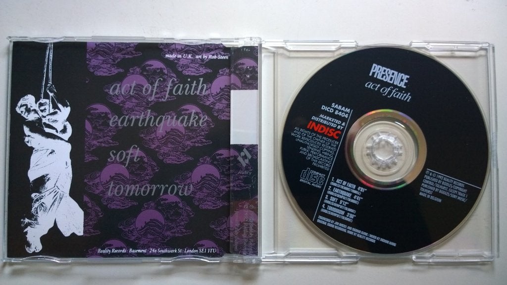 Presence - Act Of Faith, Ophalen of Verzenden, Zo goed als nieuw, Pop