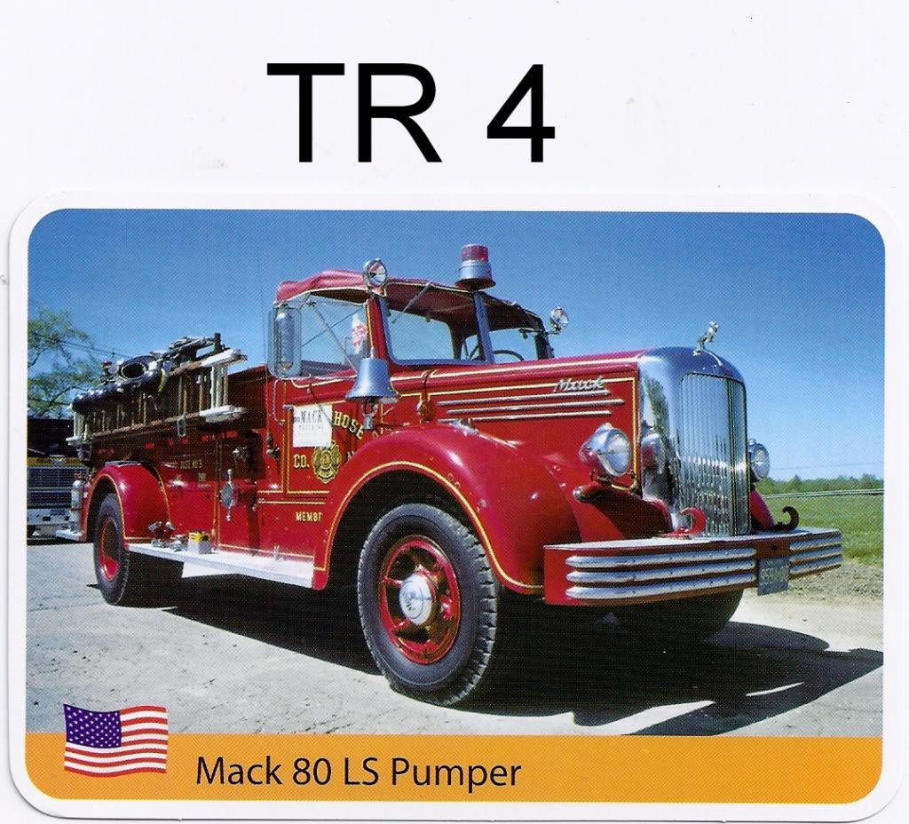 Tr4 autokaart truck mack 80 ls pumper, Ophalen of Verzenden, Zo goed als nieuw, Auto's