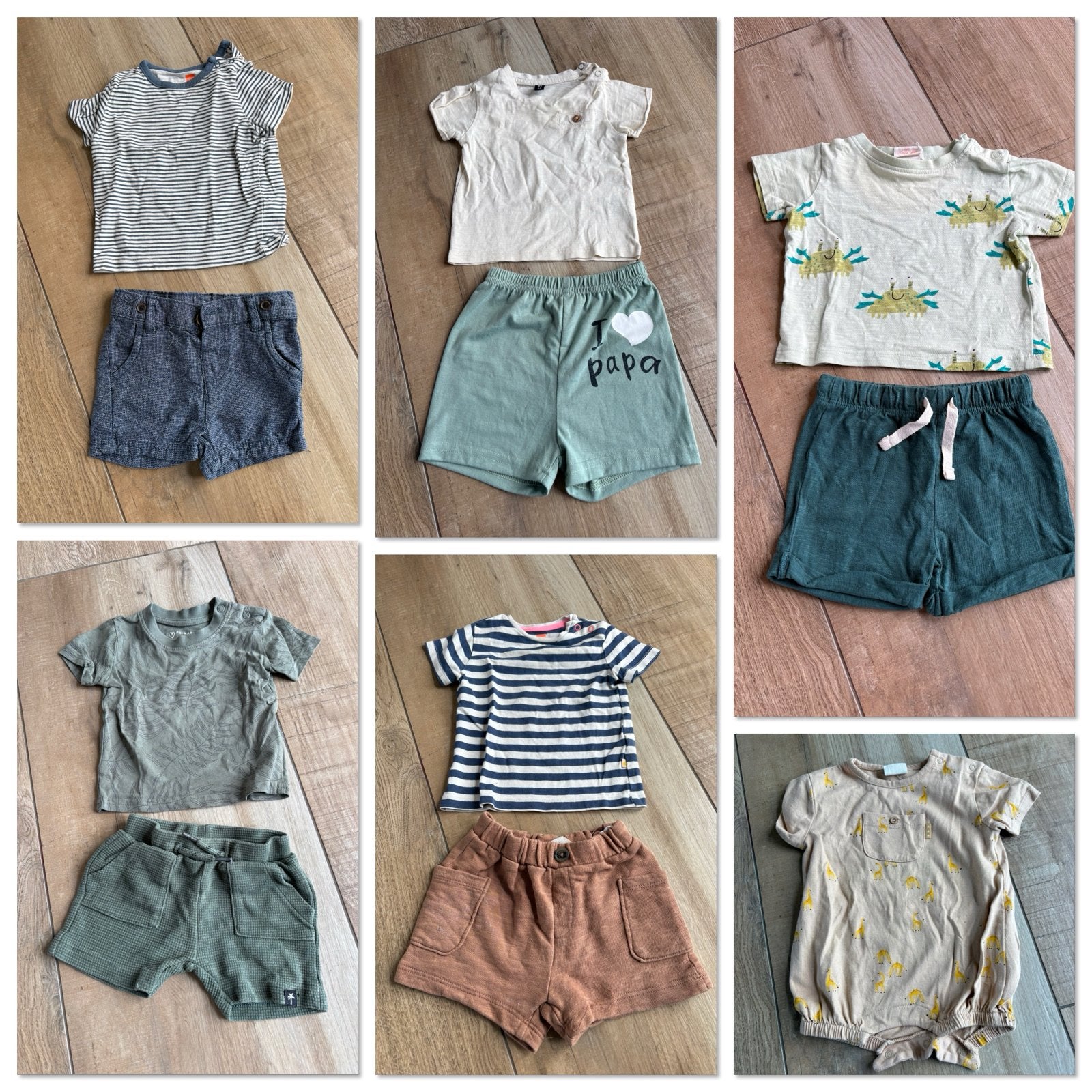 Kledingpakket jongens zomer - Maat 62, Ophalen of Verzenden, Gebruikt, Maat 62