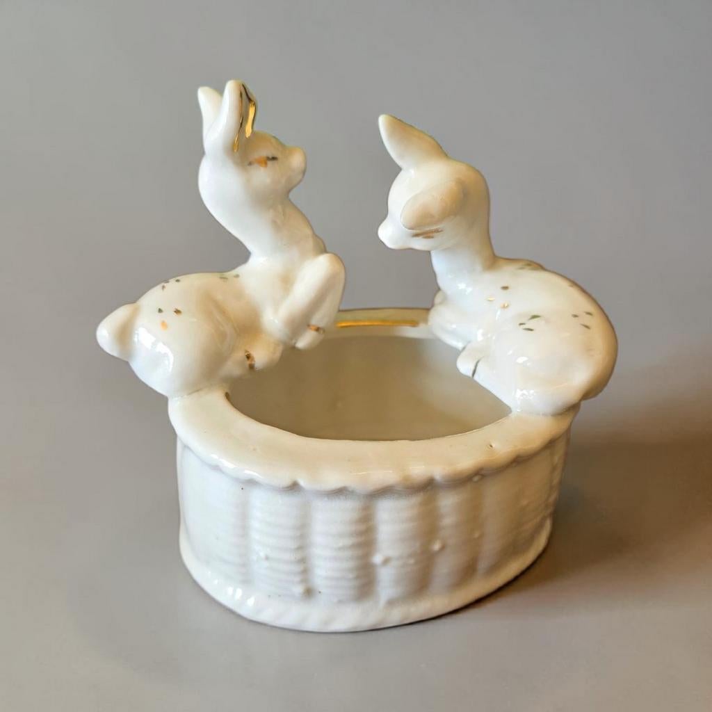 Klein vintage herten bakje, Ophalen of Verzenden