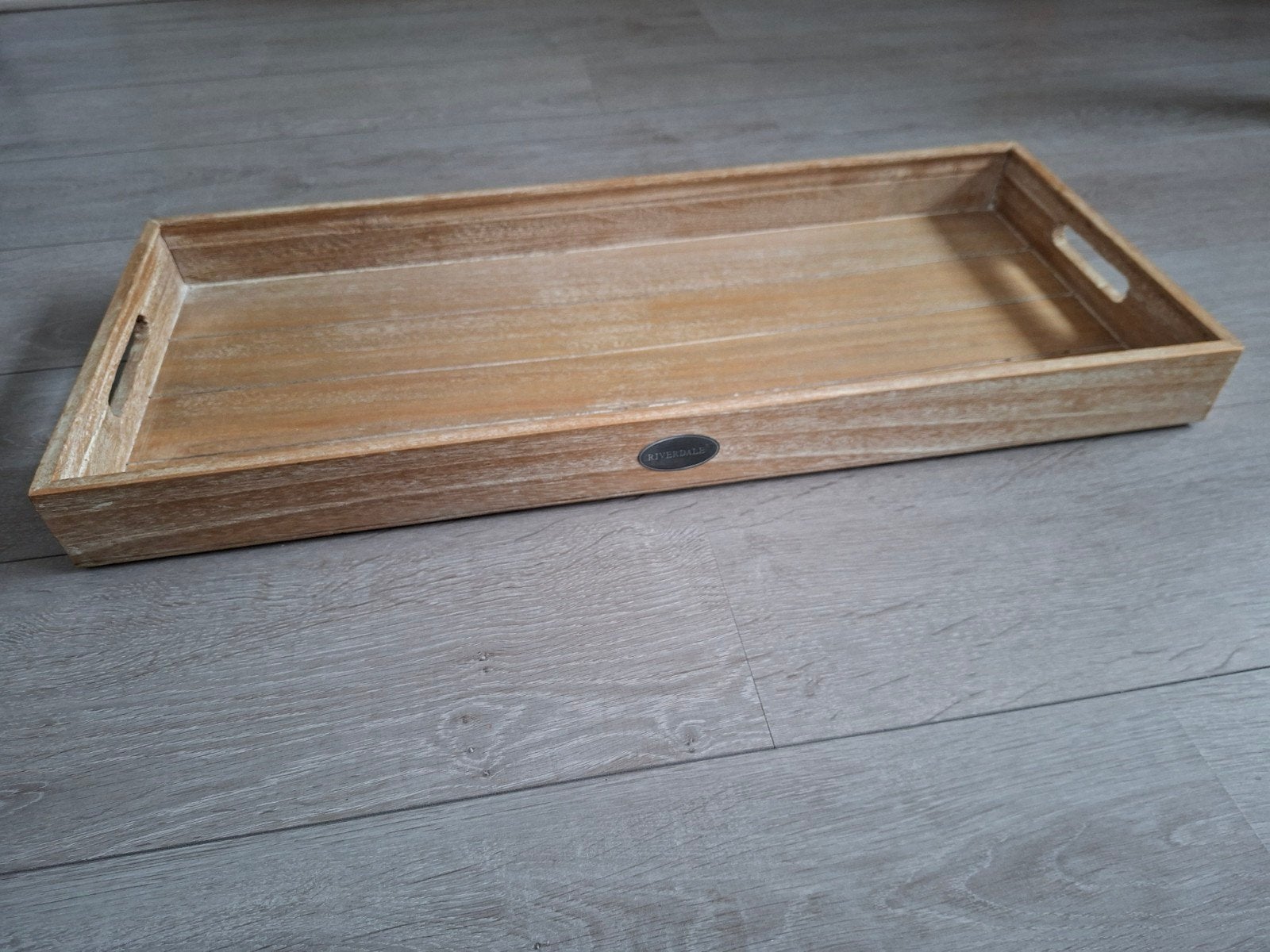 Riverdale Dienblad Hout - 30x70x6 cm, Ophalen