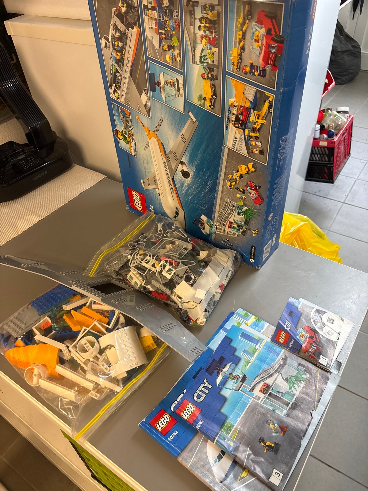 Lego City Passagiersvliegtuig 60262 - Zo goed als nieuw, City, Lego, Ophalen of Verzenden, Zo goed als nieuw