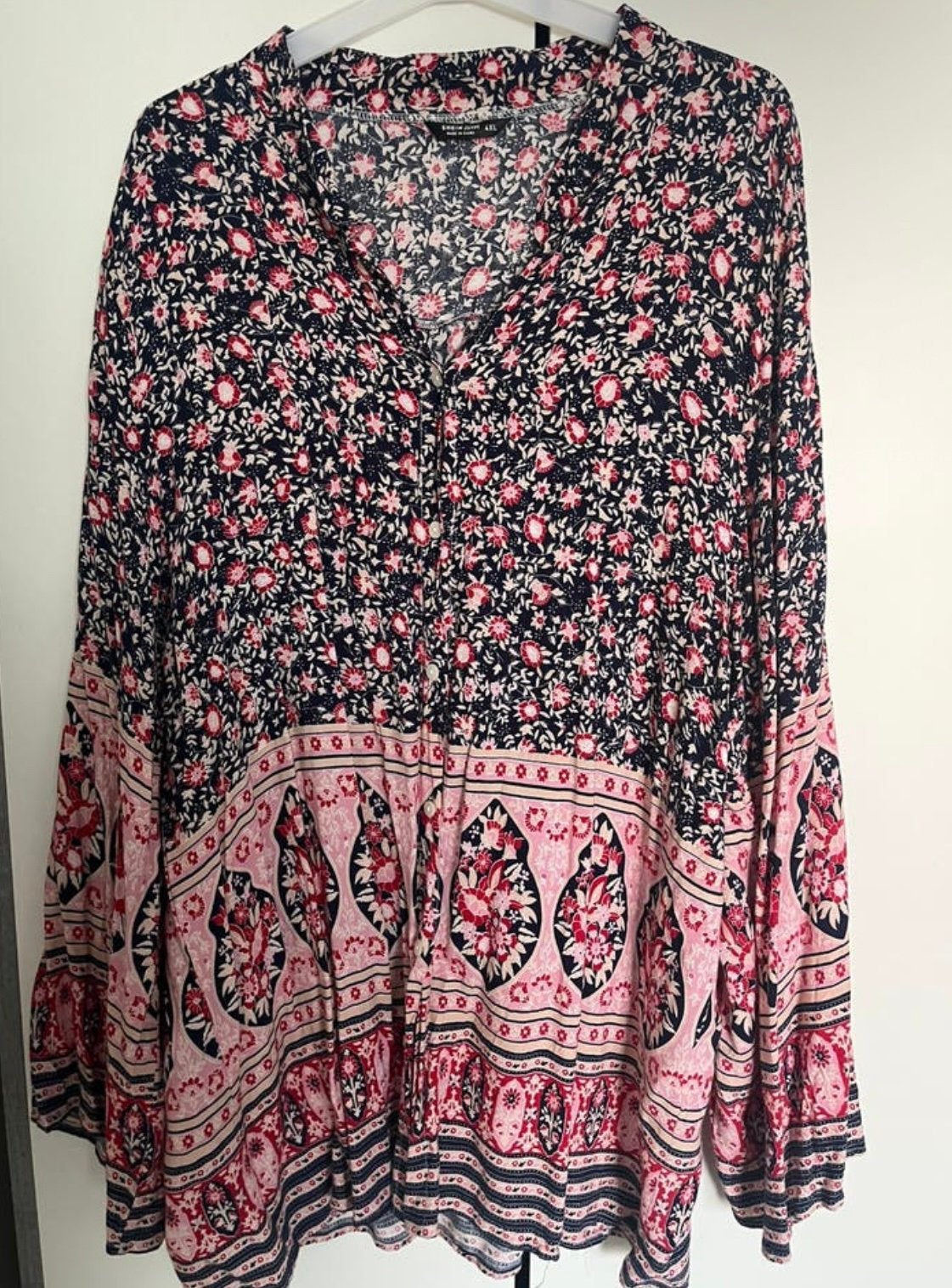 Tuniek - maat 4XL, Ophalen of Verzenden, Zo goed als nieuw, Roze, Blouse of Tuniek