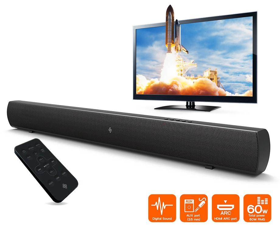 Dutch Originals BT 3.0 soundbar speaker 2.1, Ophalen of Verzenden, Bluetooth, Zo goed als nieuw