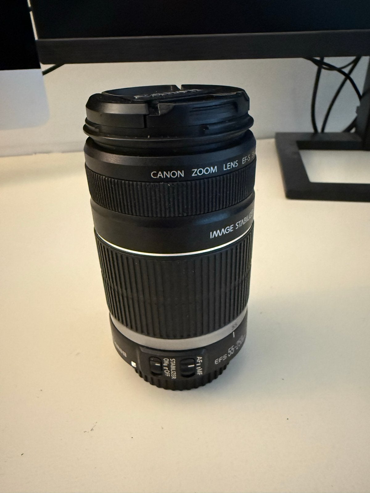 Canon Zoom Lens EF-S 55-250mm f/4-5.6 IS, Audio, Tv en Foto, Fotografie | Lenzen en Objectieven, Gebruikt, Canon, Autofocus, Canon EF-S