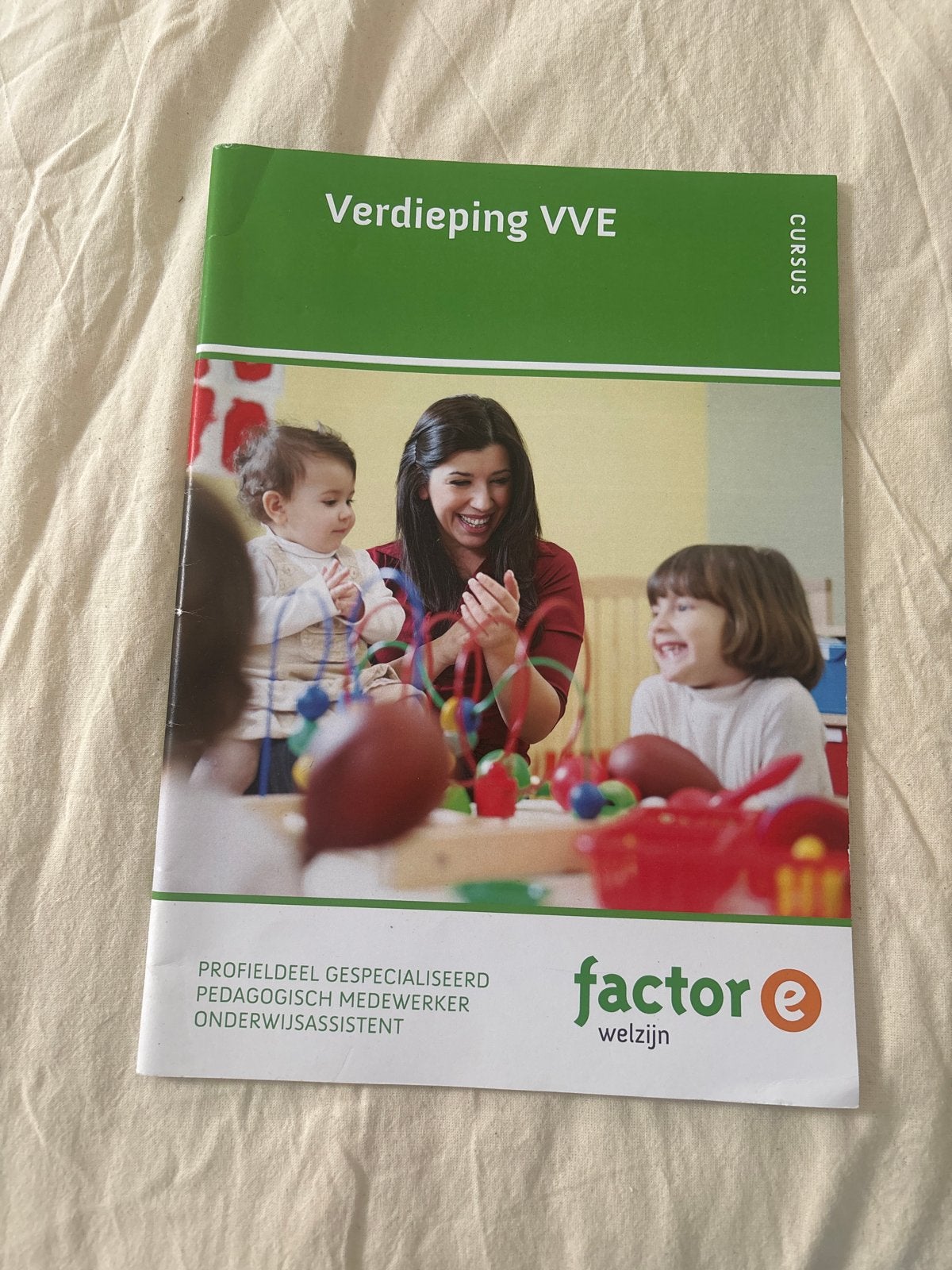Verdieping VVE Cursusboek - Pedagogisch Medewerker, Ophalen of Verzenden, Gamma, Zo goed als nieuw, MBO