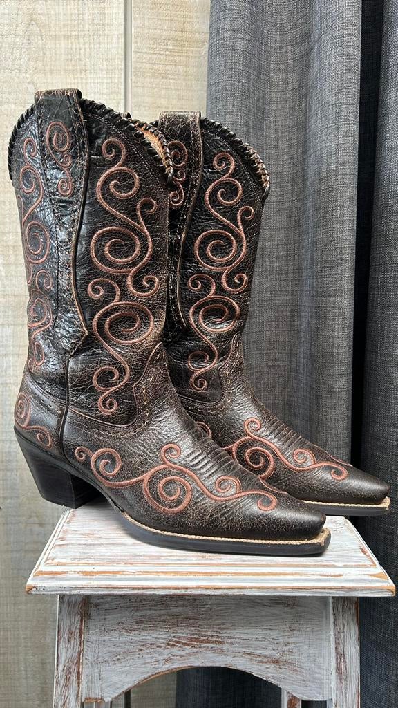 Ariat cowboy laarzen Western Boots Shelleen Maat 38.5, Hoge laarzen, Bruin, Nieuw, Ophalen of Verzenden