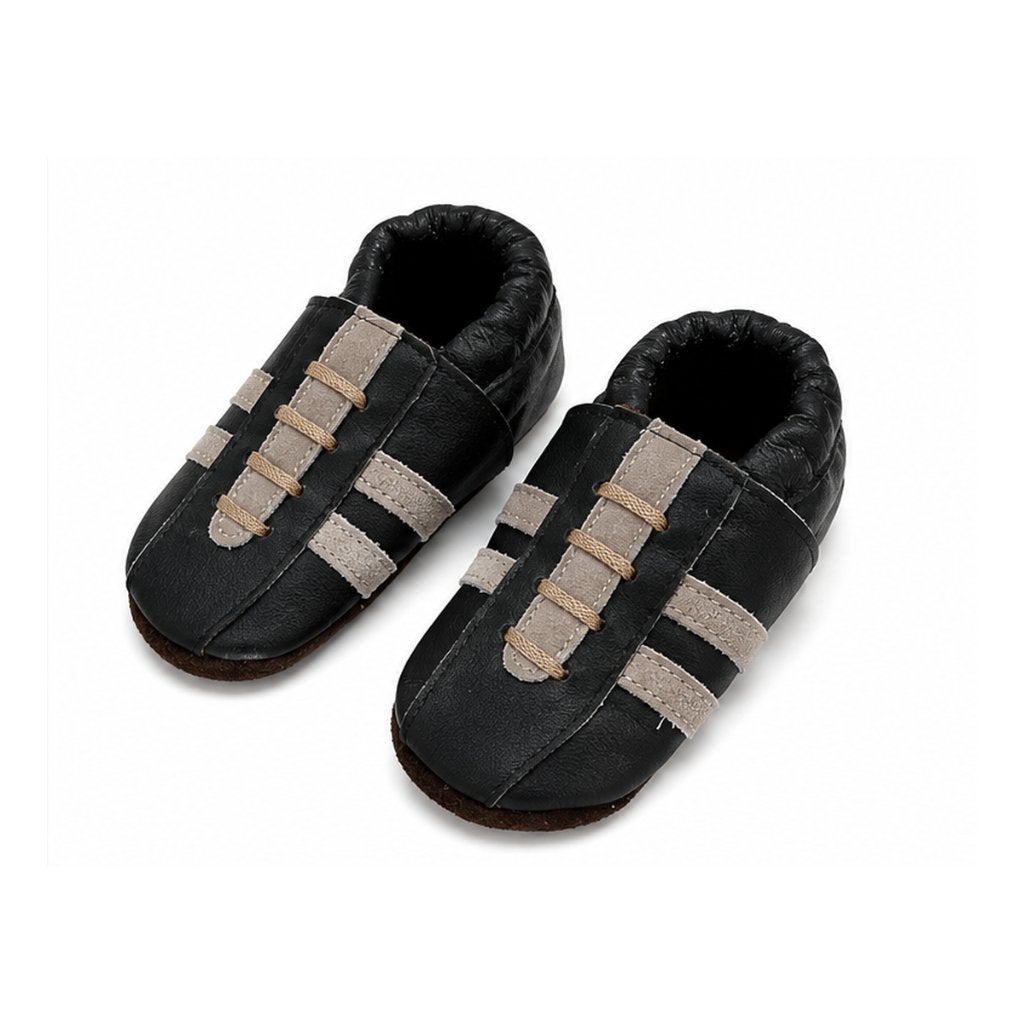 OXXY Babyslofjes in sneakerstijl – zwart – maat M (maat 20), Schoentjes, Jongetje of Meisje, ., Nieuw