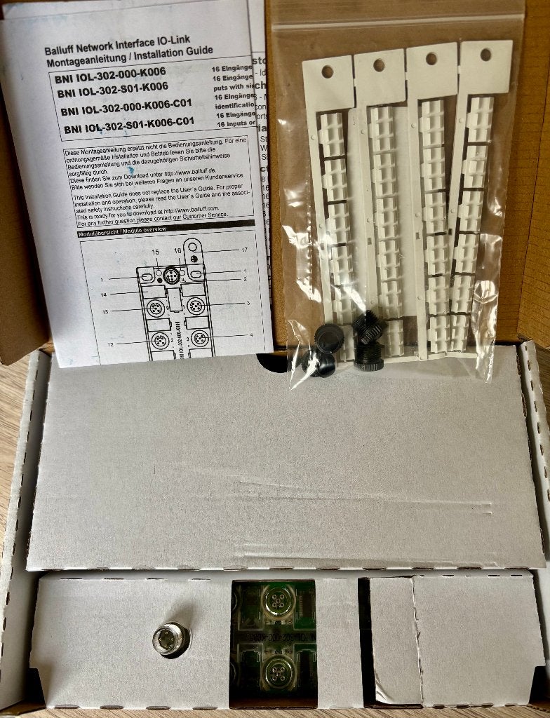 BALLUFF - IO-Link HUB - BNI005L - BNI IOL-302-000-K006, Ophalen of Verzenden, Nieuw