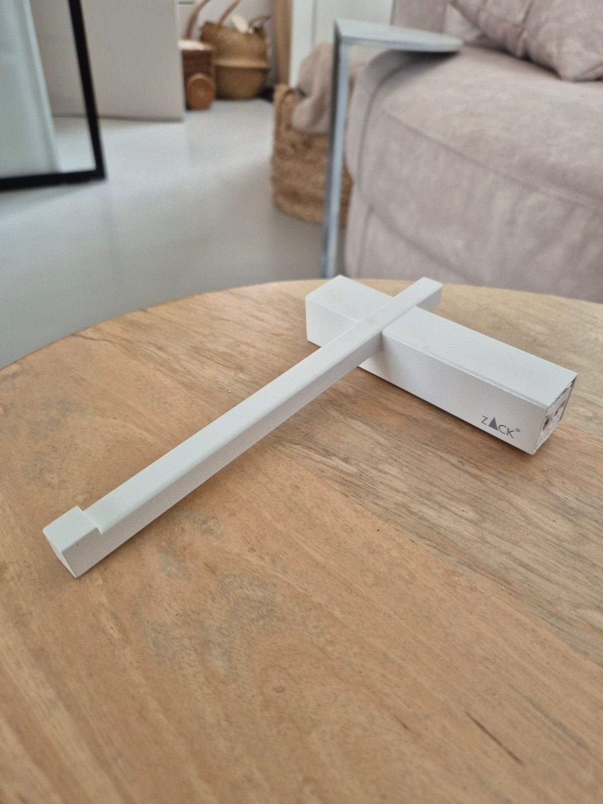 Zack Carvo toiletrolhouder wit RVS, Toilet-accessoire, Nieuw, Ophalen of Verzenden, Wit