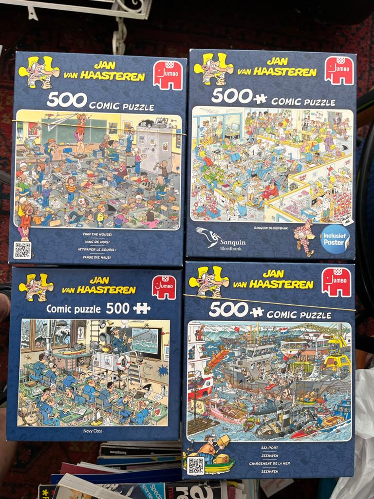 5 Jan van Haasteren Puzzels - 500 en 1000 stukjes, Ophalen of Verzenden, 500 t/m 1500 stukjes, Gebruikt