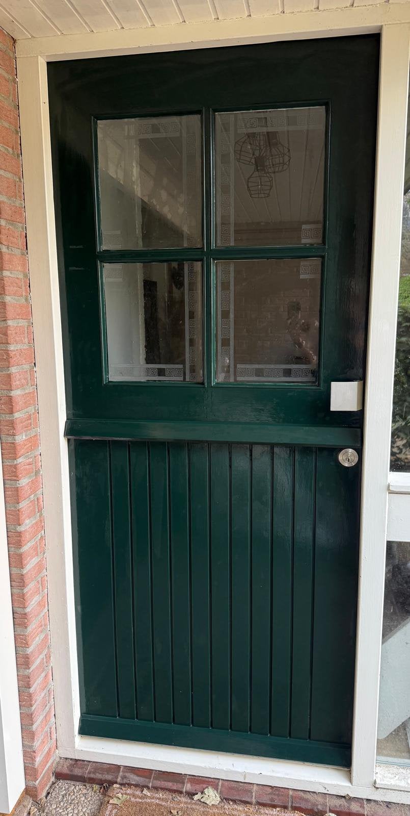 Hardhouten voordeur, Ophalen, Gebruikt, 80 tot 100 cm, Buitendeur