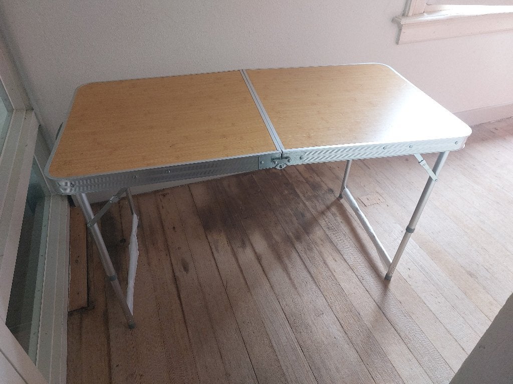 Inklapbare campingtafel, Ophalen, Zo goed als nieuw, Campingtafel