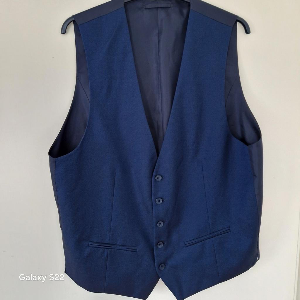 Mooie heren Gilet, Kleding | Heren, Kostuums en Colberts, Blauw, Maat 56/58 (XL), Zo goed als nieuw, C&A