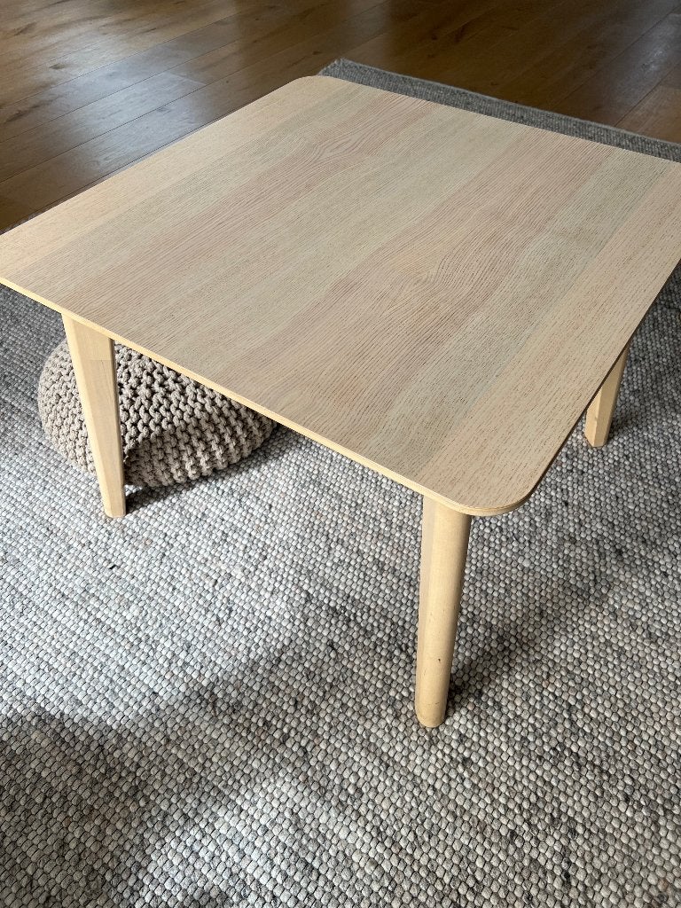 LISABO salon tafel 70 x 70 cm, Ophalen, Gebruikt, 50 tot 100 cm, Vierkant