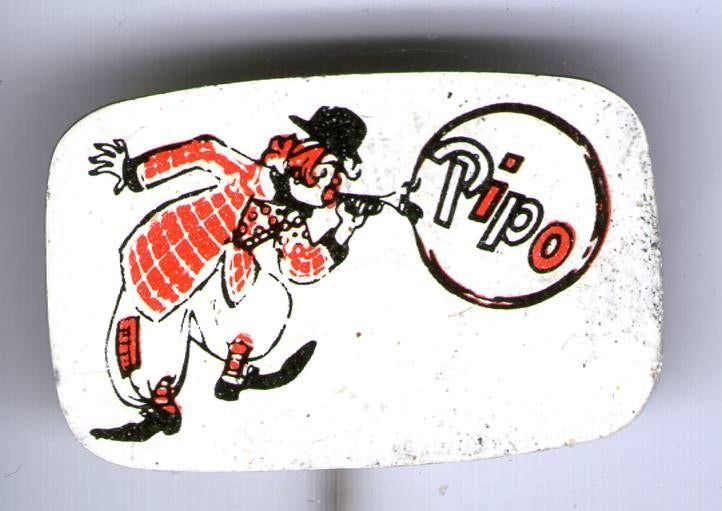 Pipo de Clown blik speldje ( S_150 ), Verzenden, Zo goed als nieuw, Figuurtje, Speldje of Pin