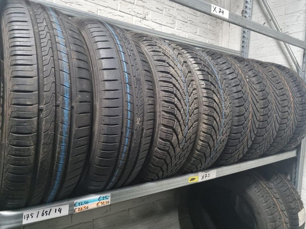 175/65/14 Zomerbanden diverse A-merken 6+mm vanaf €30 p st., 14 inch, Gebruikt, -, 175 mm