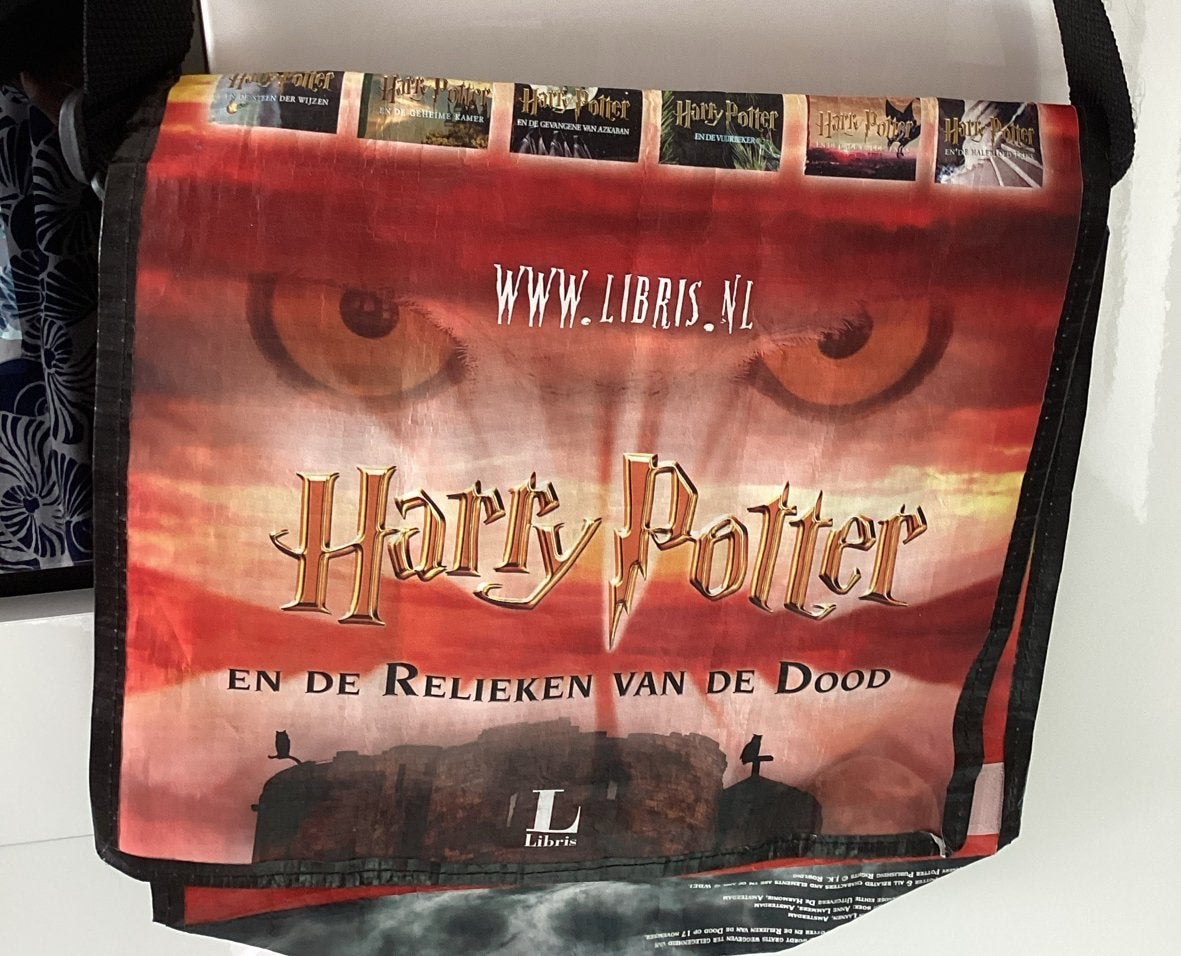 Harry Potter Libris tas - Relieken van de Dood, Verzamelen, Harry Potter, Ophalen of Verzenden, Zo goed als nieuw, Gebruiksvoorwerp