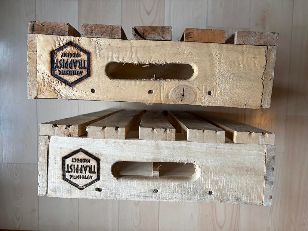 Authentieke Trappist Westvleteren bierkratten (2 stuks), Ophalen, Gebruikt